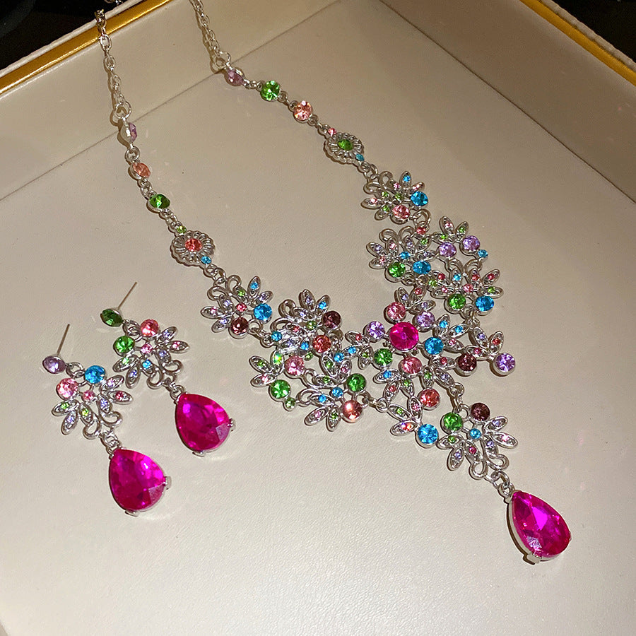 Women's Exquisite Clavicle Chain Light Luxury High-grade Earrings