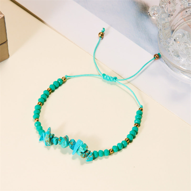 Fashion Natural Stone Gravel Wind Beaded Bracelets