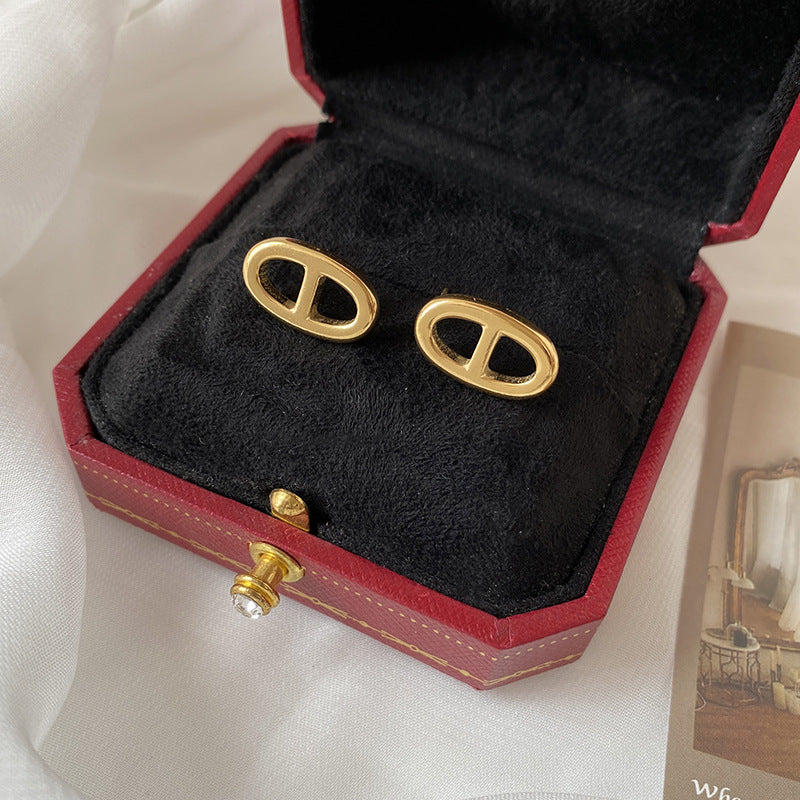 Women's & Men's Design Pig Nose Hollow Out Stitching Bracelets