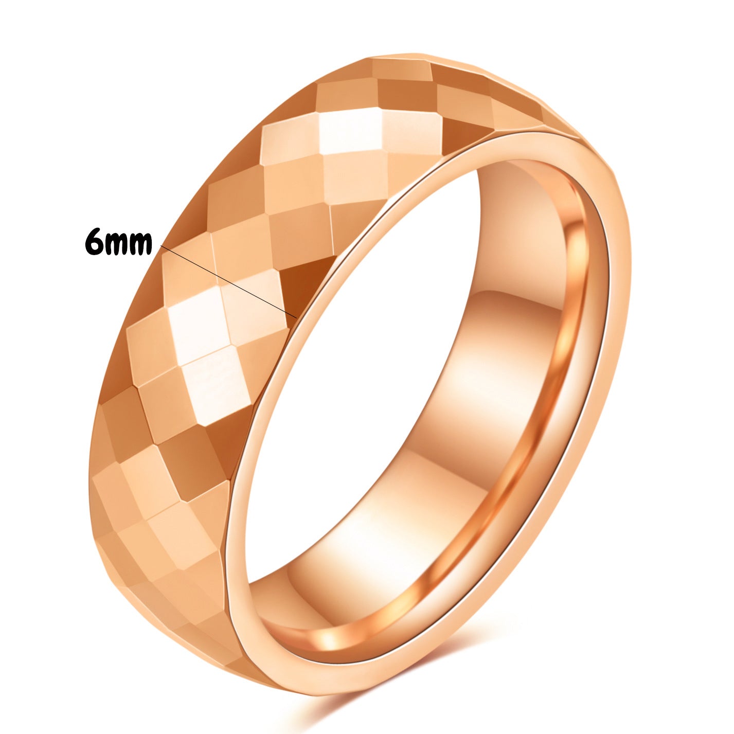 Innovative Tungsten Color Gradient Stainless Steel Rings