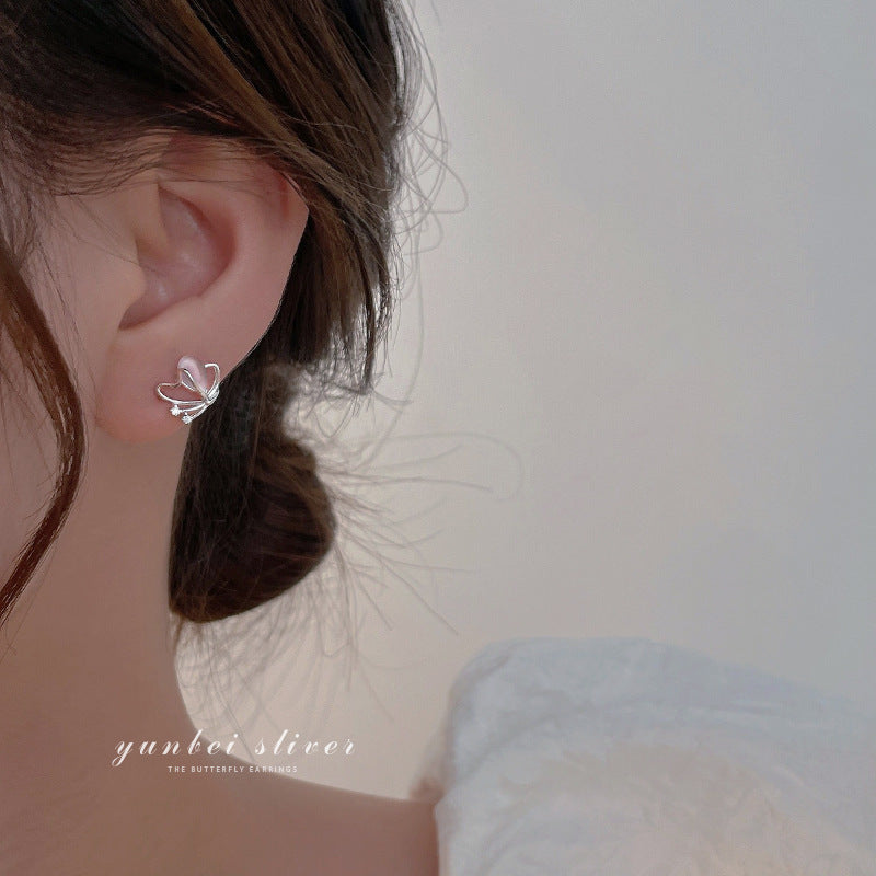 Butterfly Affordable Luxury Fashion Versatile Style Earrings