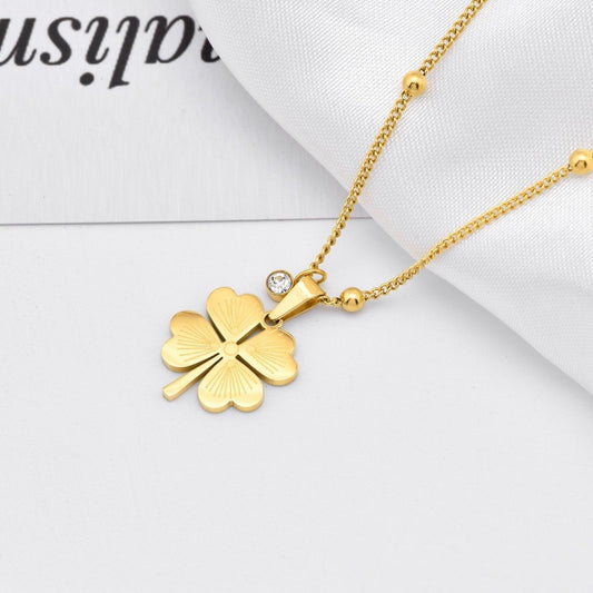 With Diamond Hollow Design Sense Light Necklaces