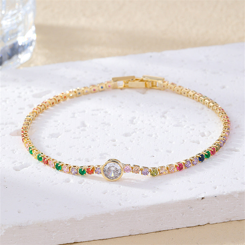 Hair Copper Plating Color Zircon Special Bracelets