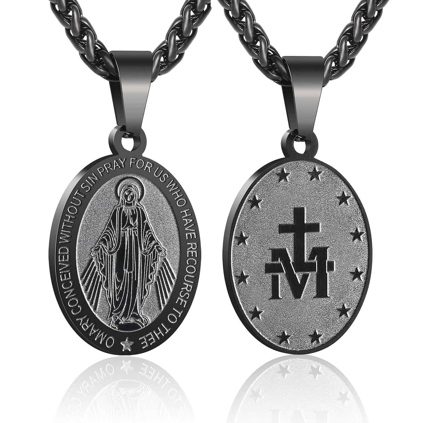 Accessories Fashion Simple Stainless Steel Cross Necklaces