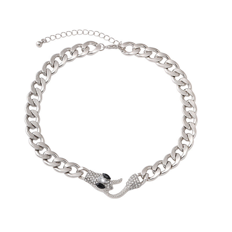 Women's Metal Pearl Chain Design Hip Hop Necklaces