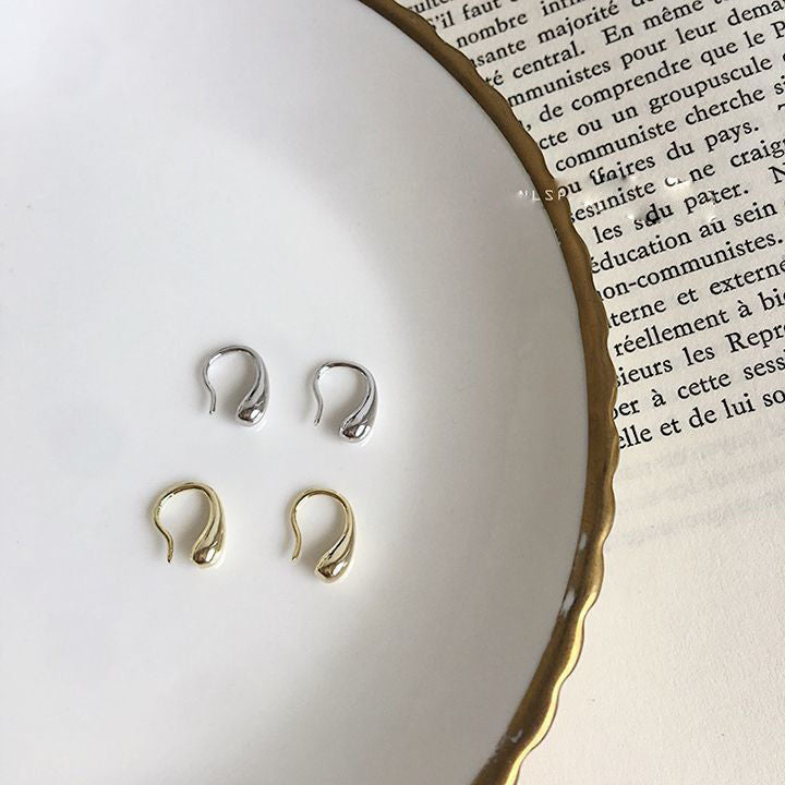 Sier Eardrops Niche Exquisite Small Pure Personality Earrings