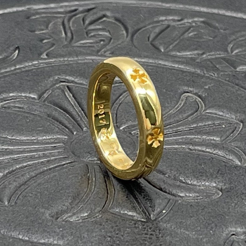 Sier Couple Thin Cross Five-pointed Star Rings