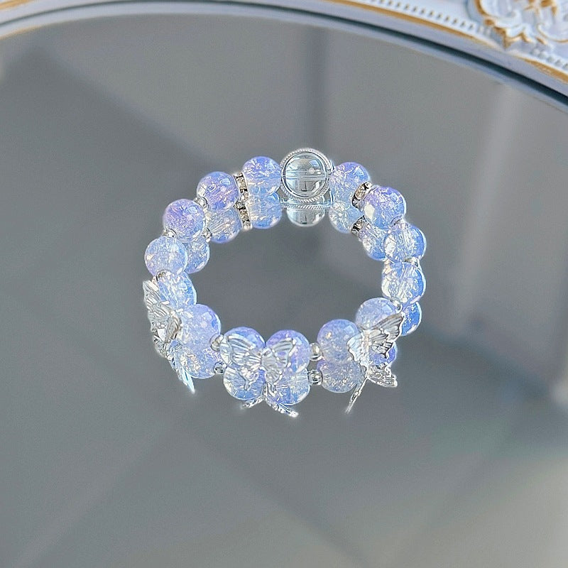 Beaded Crystal Novel Niche Advanced Couple Bracelets