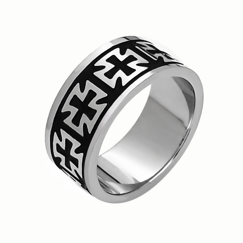 Titanium Steel No Fading Corrosion Smear Rings