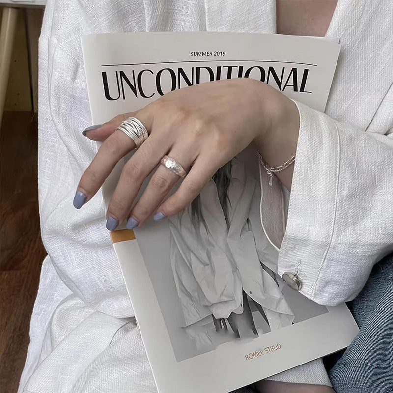 Luxury Style Niche High Sense Simple Rings