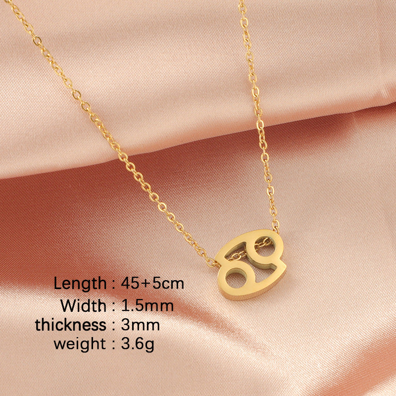 Twee Constellations Constellation Clavicle Chain Card Necklaces