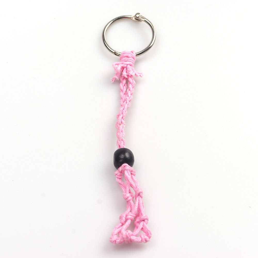Women's Weave Natural Stone Rope Net Bag Necklaces