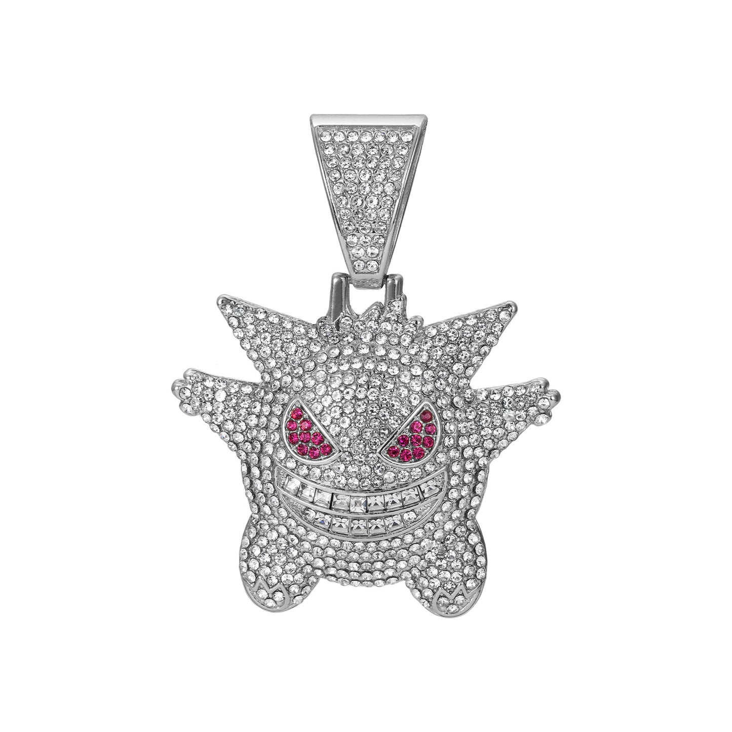 Full Diamond Exaggerated Personalized Cartoon Sweater Necklaces