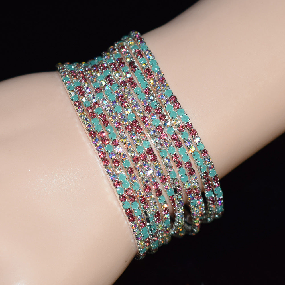 Women's Hand Jewelry Claw Full Diamond Single Bracelets