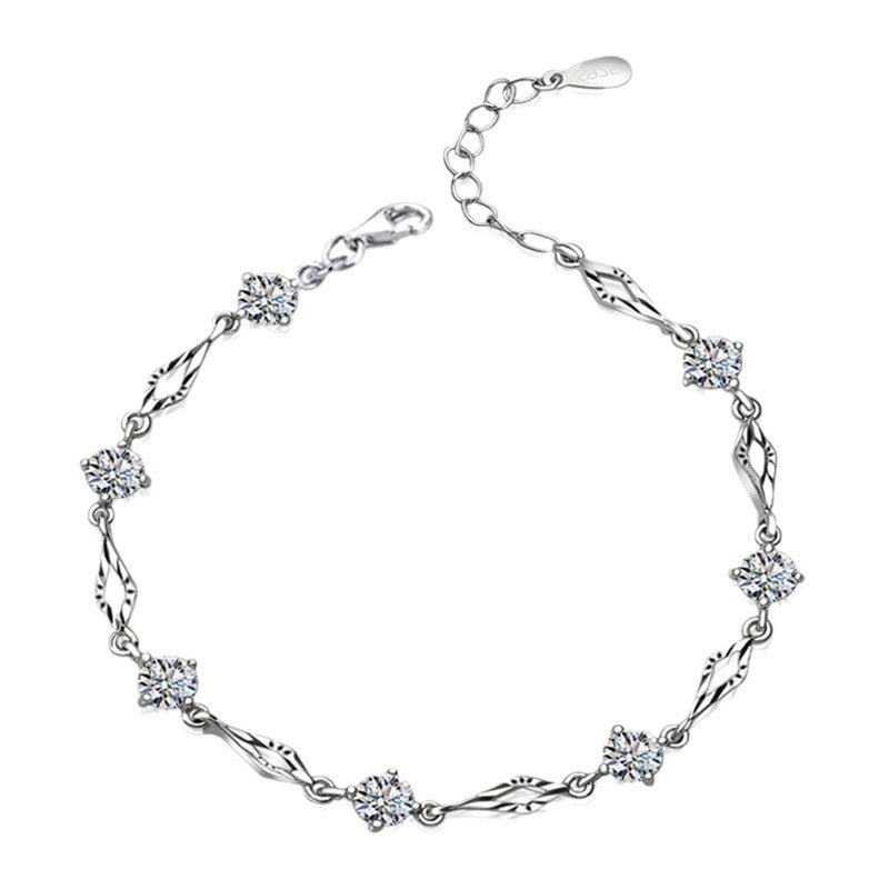 Love Luxury Minority Exquisite Crystal Birthday Bracelets