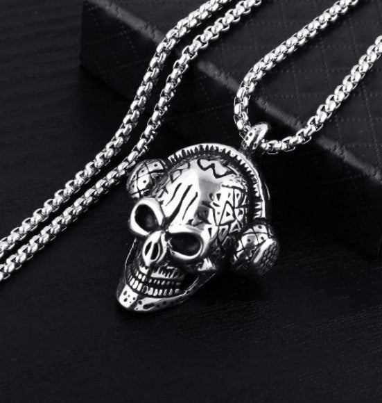 Titanium Steel Long Sweater Stainless Hip Hop Necklaces