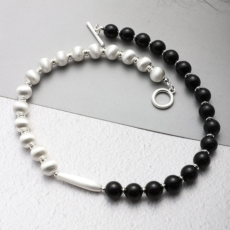 Women's Design Stitching Beaded Clavicle Chain Light Necklaces