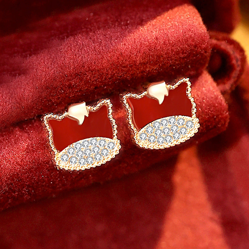 Sterling Sier National Fashion Chinese Zodiac Earrings