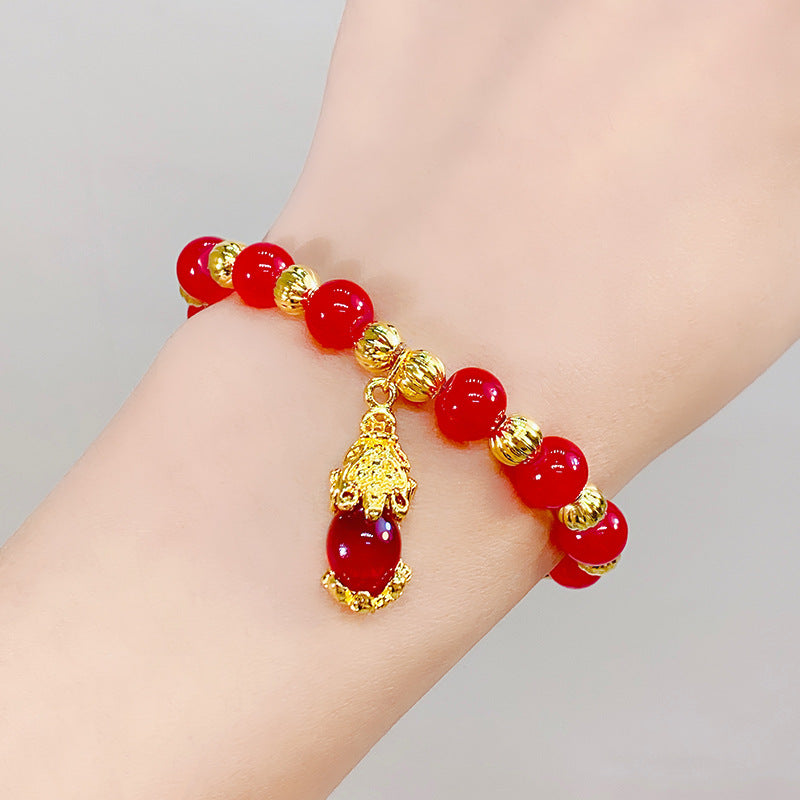 Safety Buckle Sweet Tassel Hand Toy Bracelets