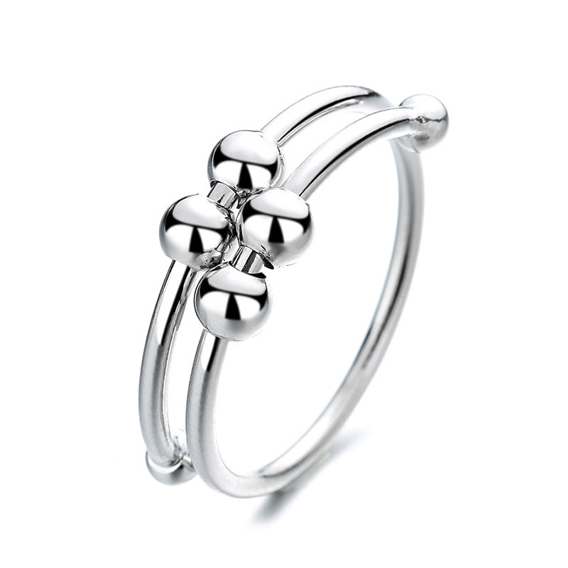 Women's & Men's Creative Stress Relief Accessories Geometric Beaded Rings