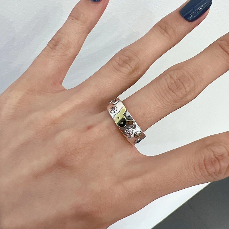 Women's More Than Ornament For Minority Elastic String Small Rings
