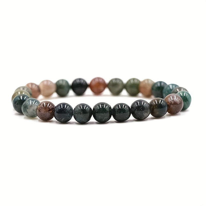 Men's Tigereye Beaded Ornament Haematite Obsidian White-barked Bracelets