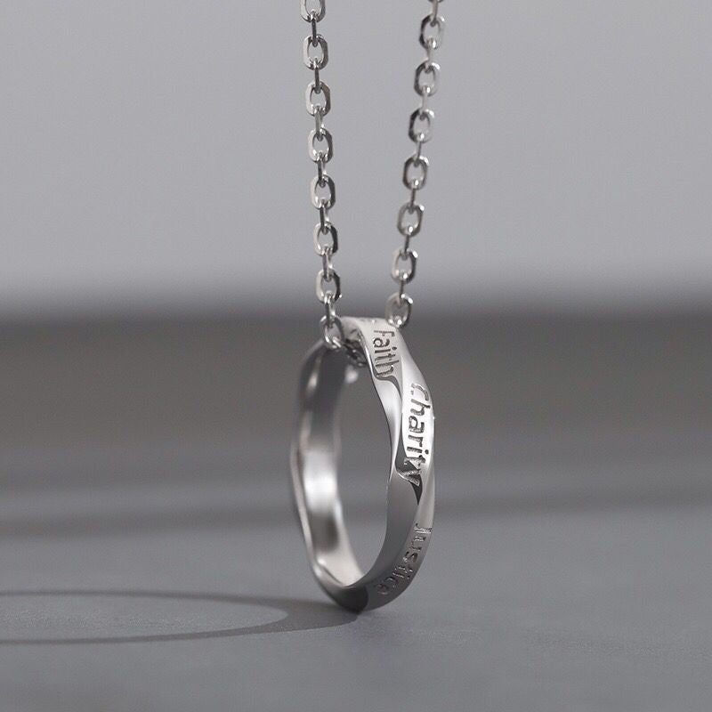 Men's Ornament Fashion Personalized Letters Simple Cold Necklaces