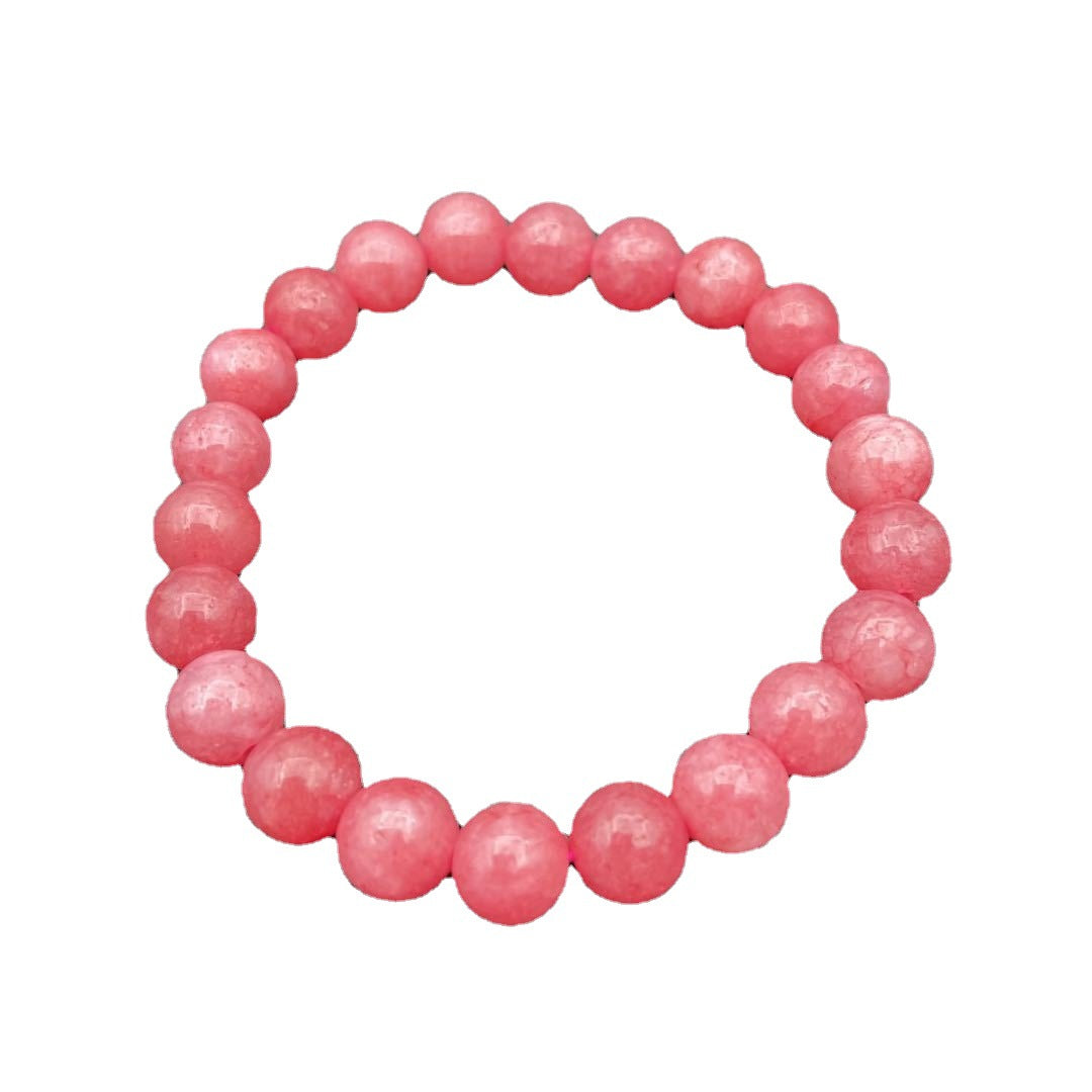 Women's & Men's Optimized Jade Bead Simple Single Circle Live Bracelets