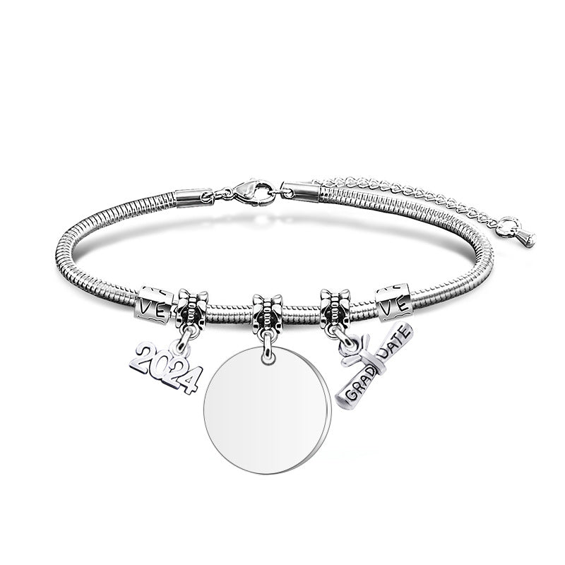 Steel Snake Bone Blank Material Holiday Bracelets