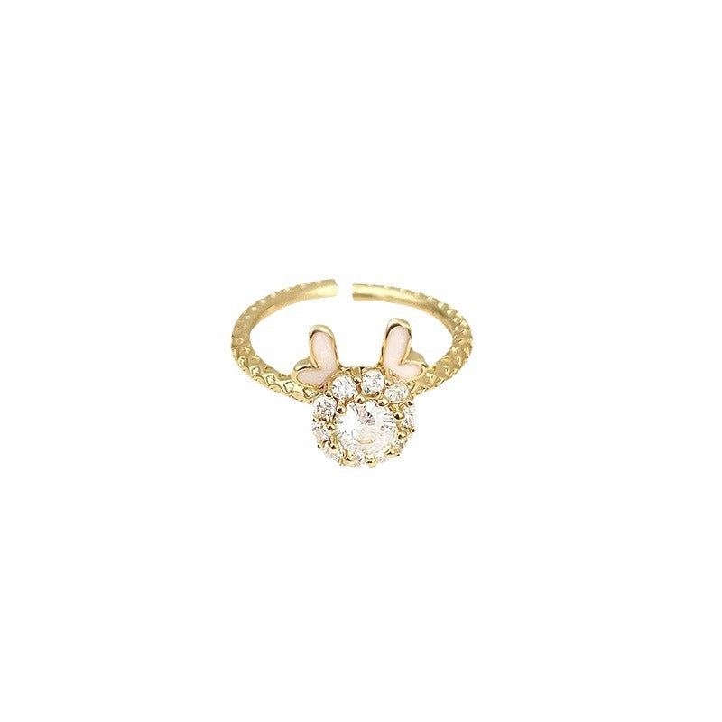 Women's Luxury High Sense Niche Couple Open Rings