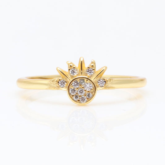 Rising Sun Affordable Luxury Fashion Sunflower Rings