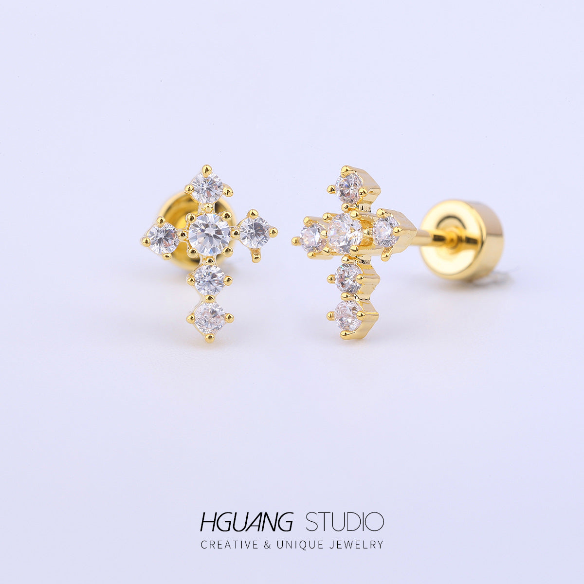 Micro Inlaid Zirconium Ear Bone Zircon Earrings