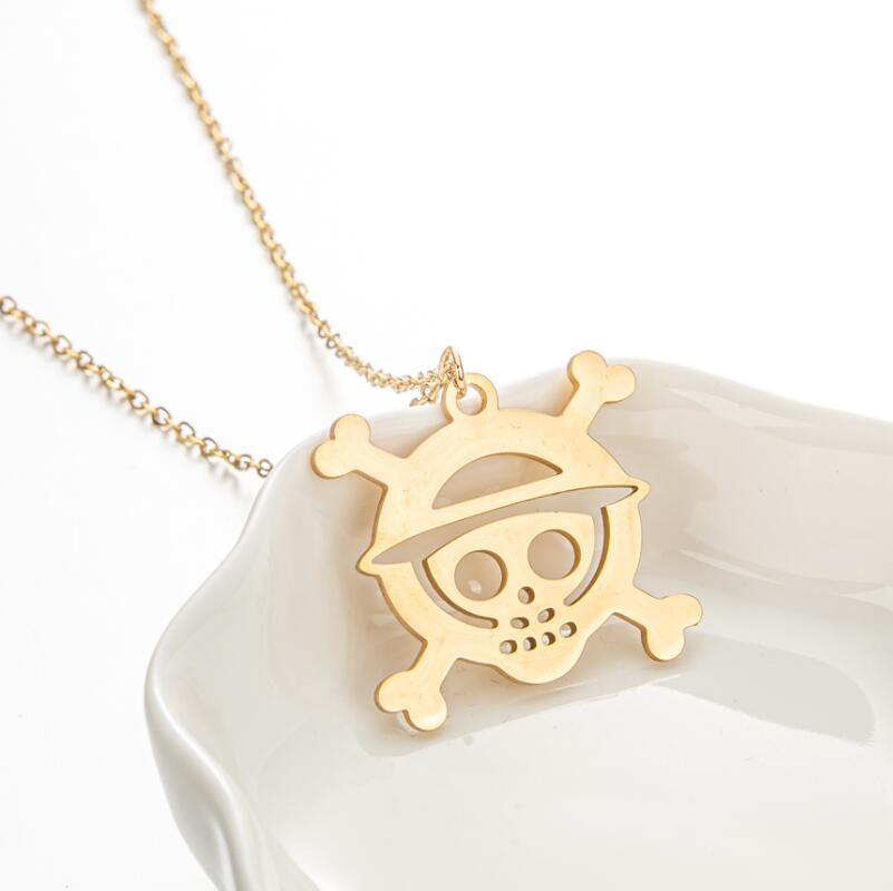 Women's Halloween Fashion Pirate Skull Ornament Accessories Necklaces