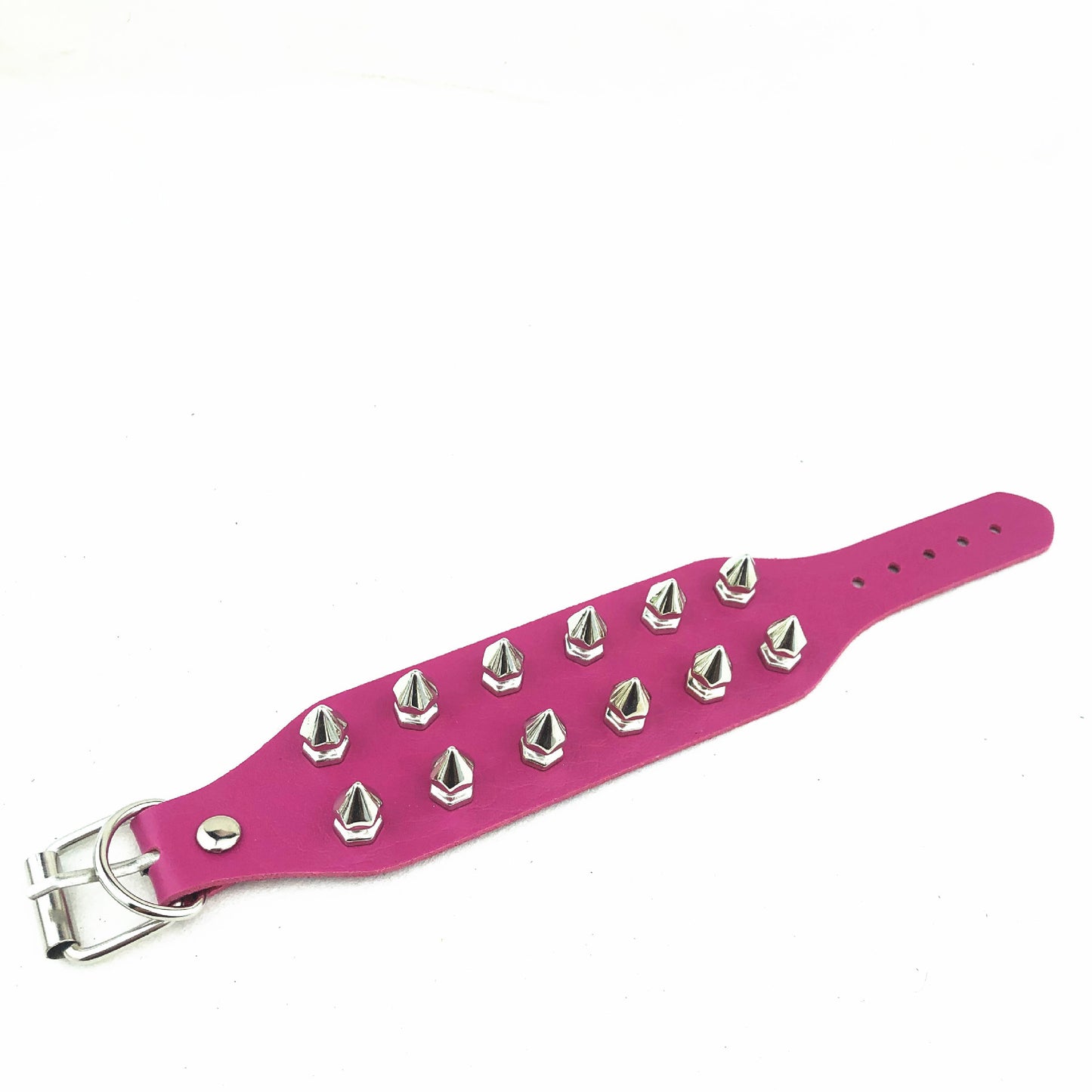 Exaggerated Personalized Punk Leather Watch Tapered Bracelets