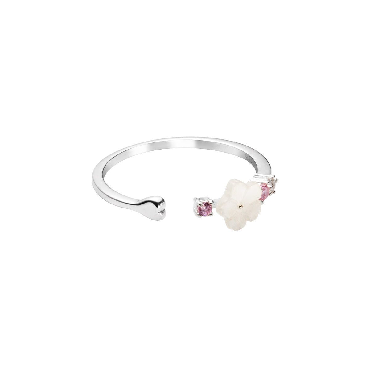 Women's Sier Korean Fashion Sweet Exquisite Bells Rings