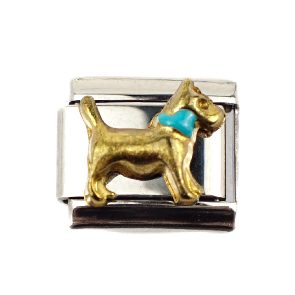 Italian Style Module Series Puppy Modeling Bracelets