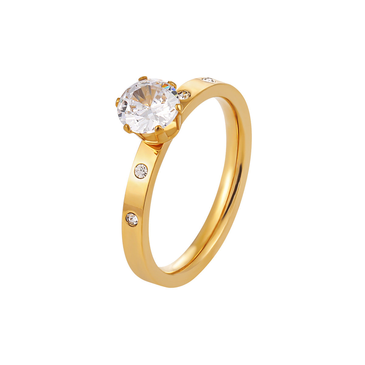 Simple High-grade Diamond Female Affordable Luxury Rings