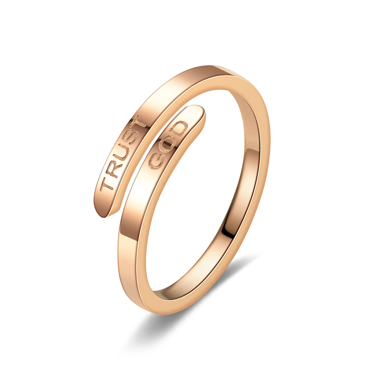 Attractive Fashion Hydraulic Opening Inspirational Couple Rings