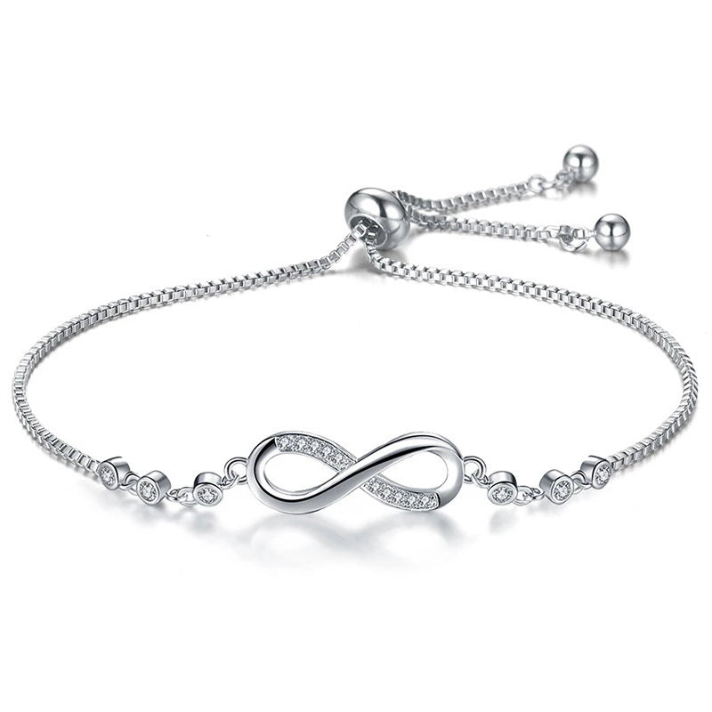 Popular Fashion Personality Adjustable Full Diamond Lucky Bracelets