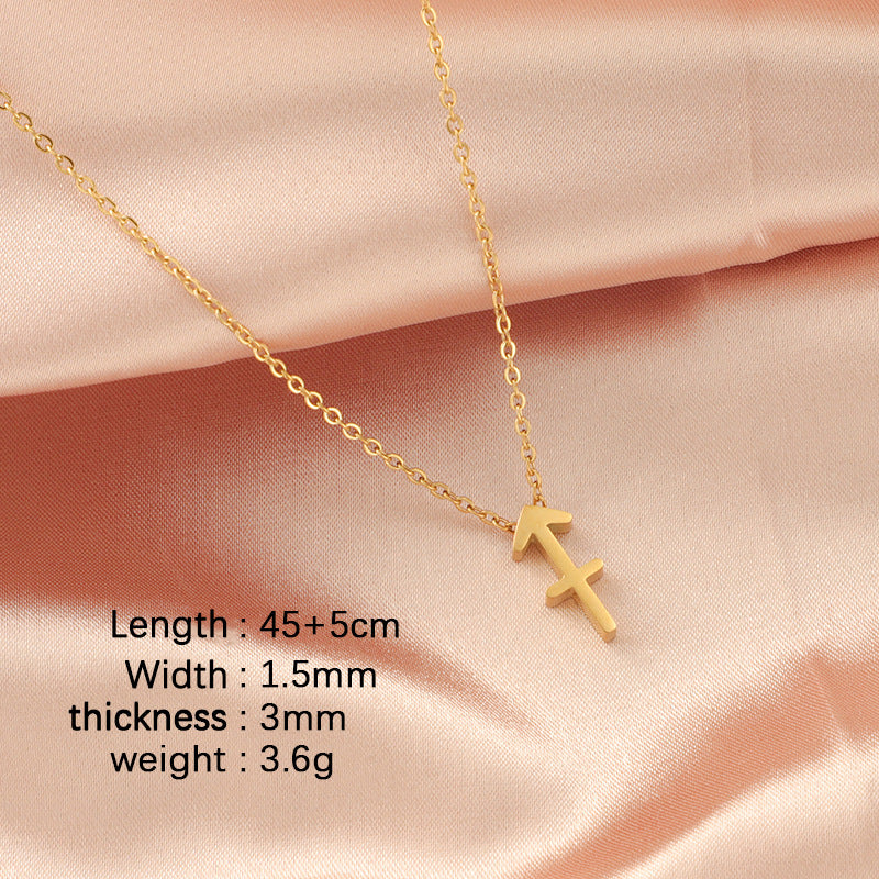 Twee Constellations Constellation Clavicle Chain Card Necklaces