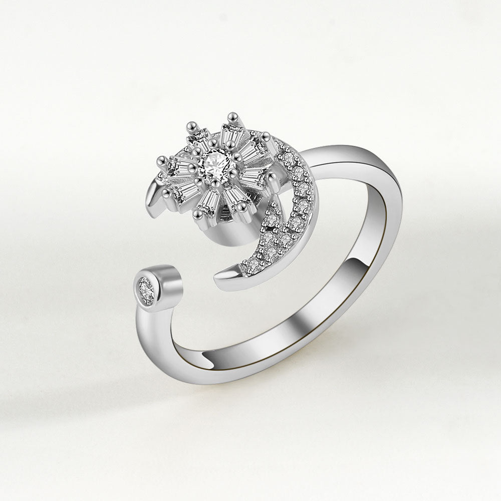 Spinning Anxiety Relief Open Suit Decompression Rings