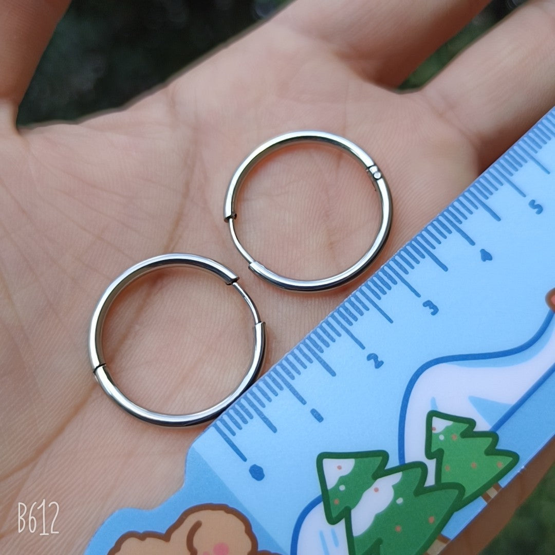 Women's & Men's Stainless Steel Fashion Personality Titanium Ear Earrings