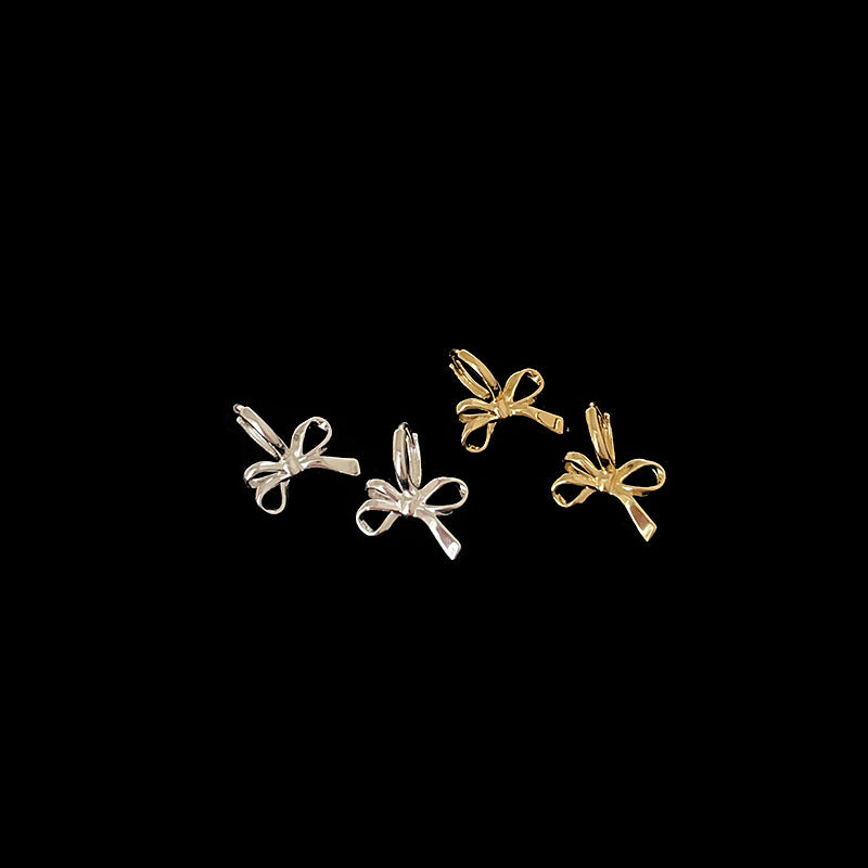 Women's Bow Metal Ear Cuff Simple Exquisite Earrings