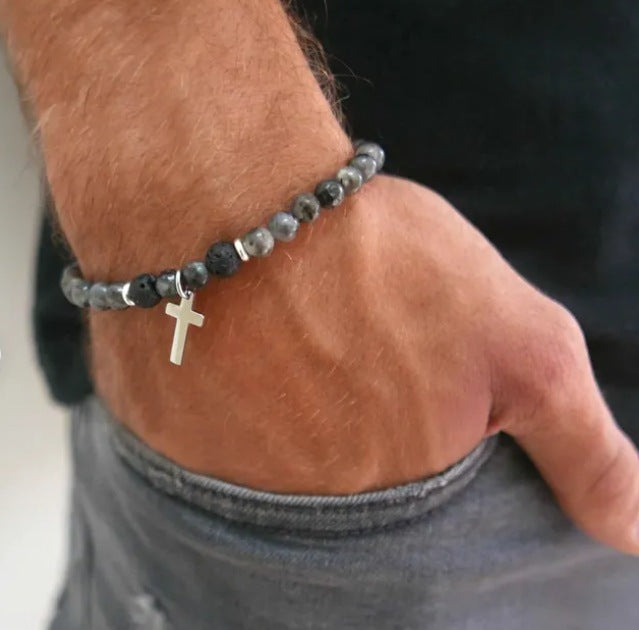 Bohemian Turquoise Beaded Ethnic Style Cross Bracelets