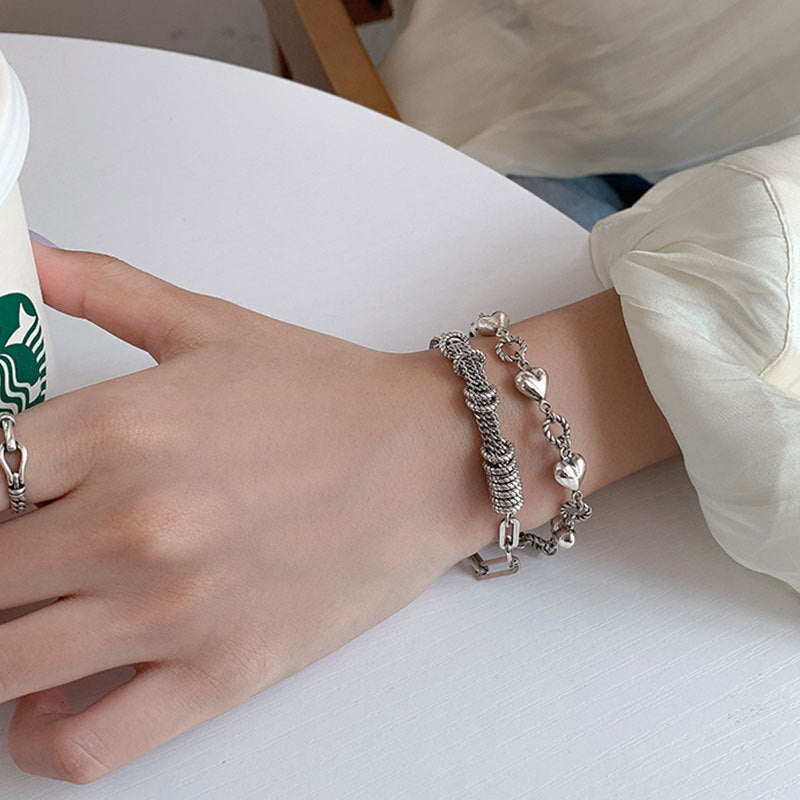 Women's Style Sterling Sier Light Luxury High Bracelets