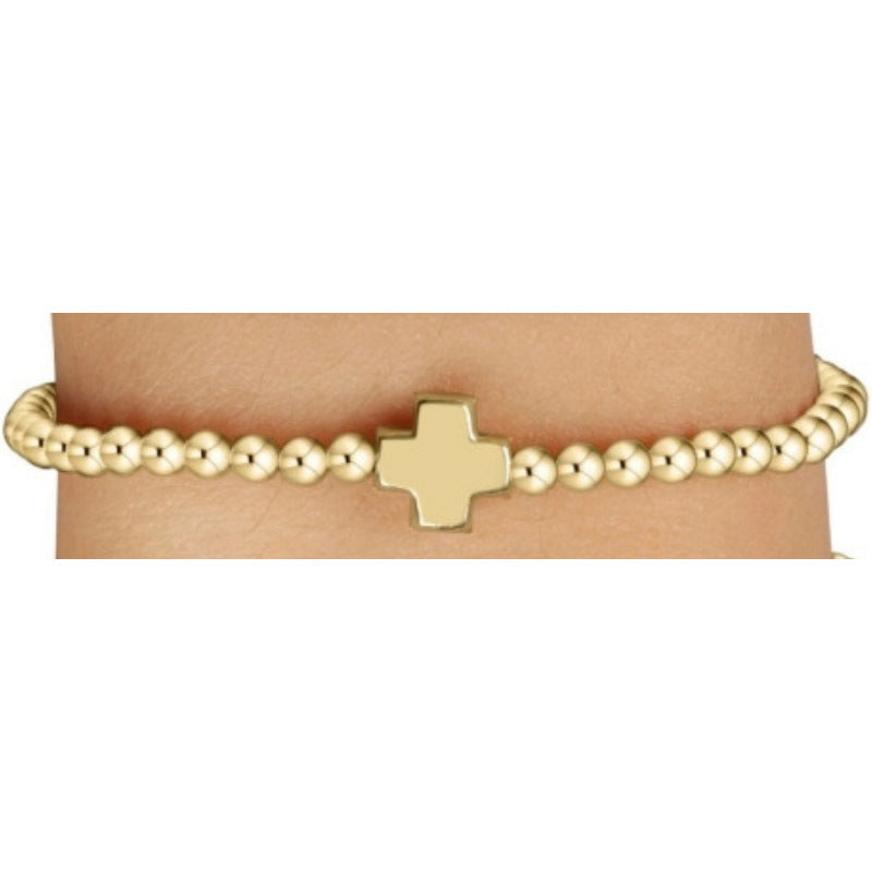 Copper Golden Balls Beach Style Geometric Bracelets