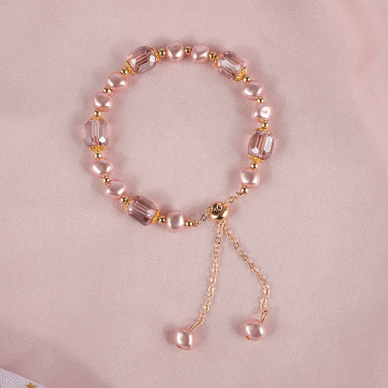 Freshwater Pearl High Sense Design Crystal Bracelets