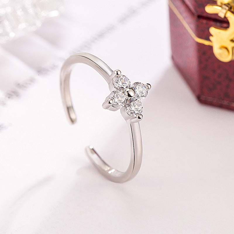 Light Luxury Design High-grade Summer Fresh Simple Rings