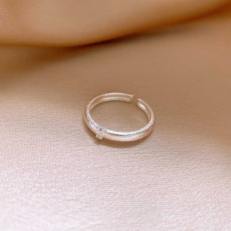Women's Affordable Luxury Titanium Steel Index Finger Rings