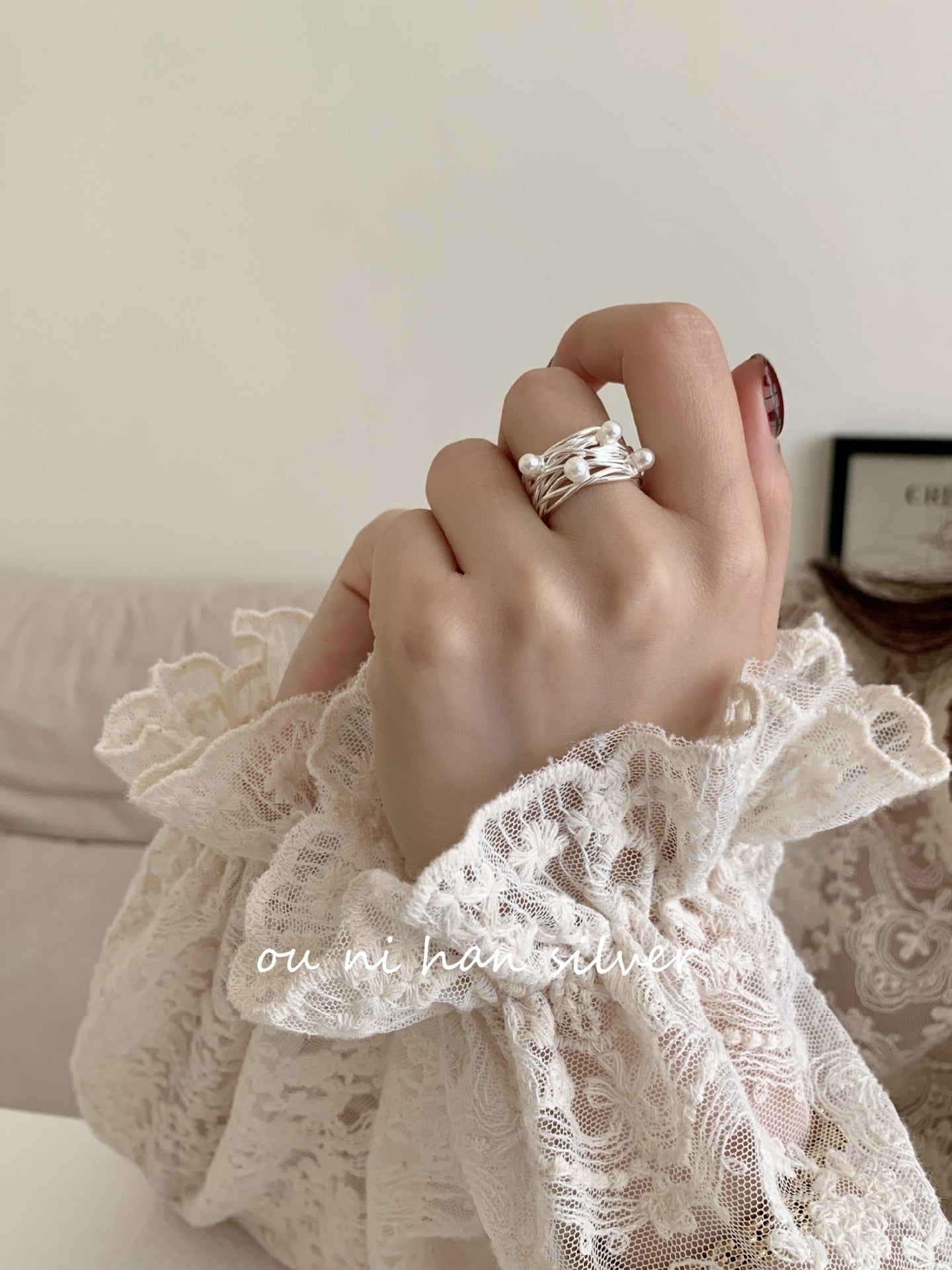 Oni Sterling Sier Female Style Design Rings